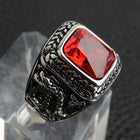 Vintage Red Turkish Signet Ring