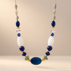 Elegant Geometric Irregular Bead Necklace