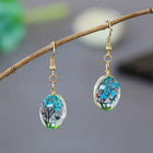 Exotic Nature Earrings in Gold
