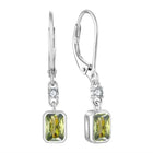 Moss Agate Rounded Earrings