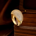 Elegant Cubic Zirconia Dome Ring
