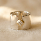 Vintage Cocktail Square Ring