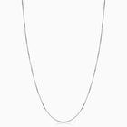 Bodega Box Necklace | White Gold