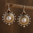 Vintage Pearl Statement Stud Earrings