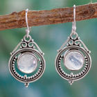 Elvira moonstone earrings