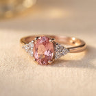 Elegant Pink Crystal ring