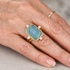 Turquoise Drop Ring