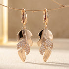 Elegant Vintage Leaf Shaped Earrings