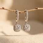 Elegant Square Zirconia Earrings