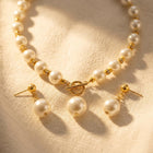 Elegant Pearl Gold Jewelry Set