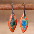 Orange and blue stone