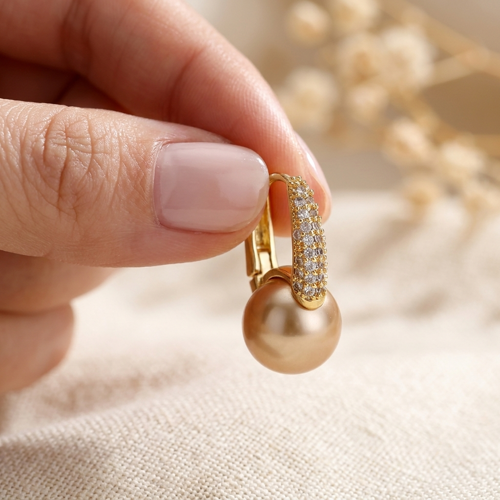 French Vintage Imitation Pearl Drop Earrings