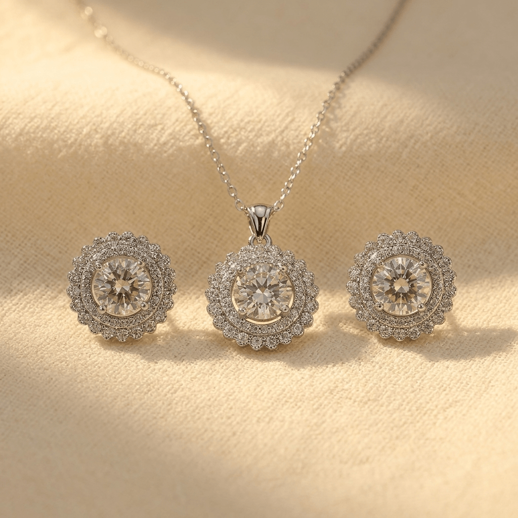 Geometric Round Bohemian Jewelry Set