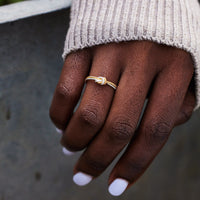 Handcrafted Mother & Daughter Bond Two Strand Knot Ring