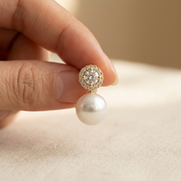 Vintage Pearl Stud Earrings