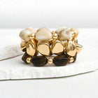 Bohemian Retro Geometric Thick Acrylic Beaded Bracelet
