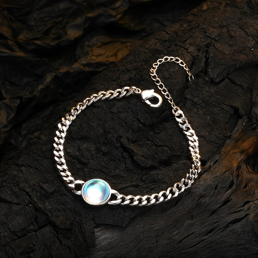 Inner voice moonstone bracelet