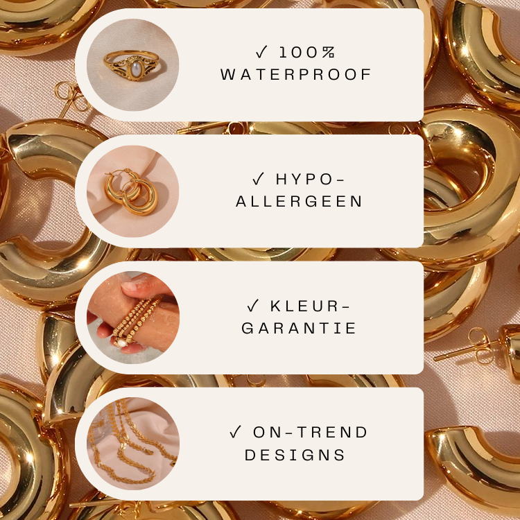 June Basic Huggie Hoops Gold