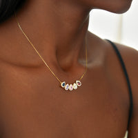 Tears of Joy Teardrop Family Birthstone Necklace
