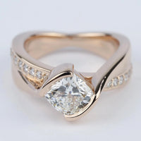 Elegant White Cubic Zirconia Gold Plated Rings