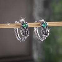 Vintage Style Green Cubic Zircon Earrings