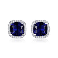 Saphir Square Stud Earrings