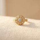 Elara Golden Pearl Ring