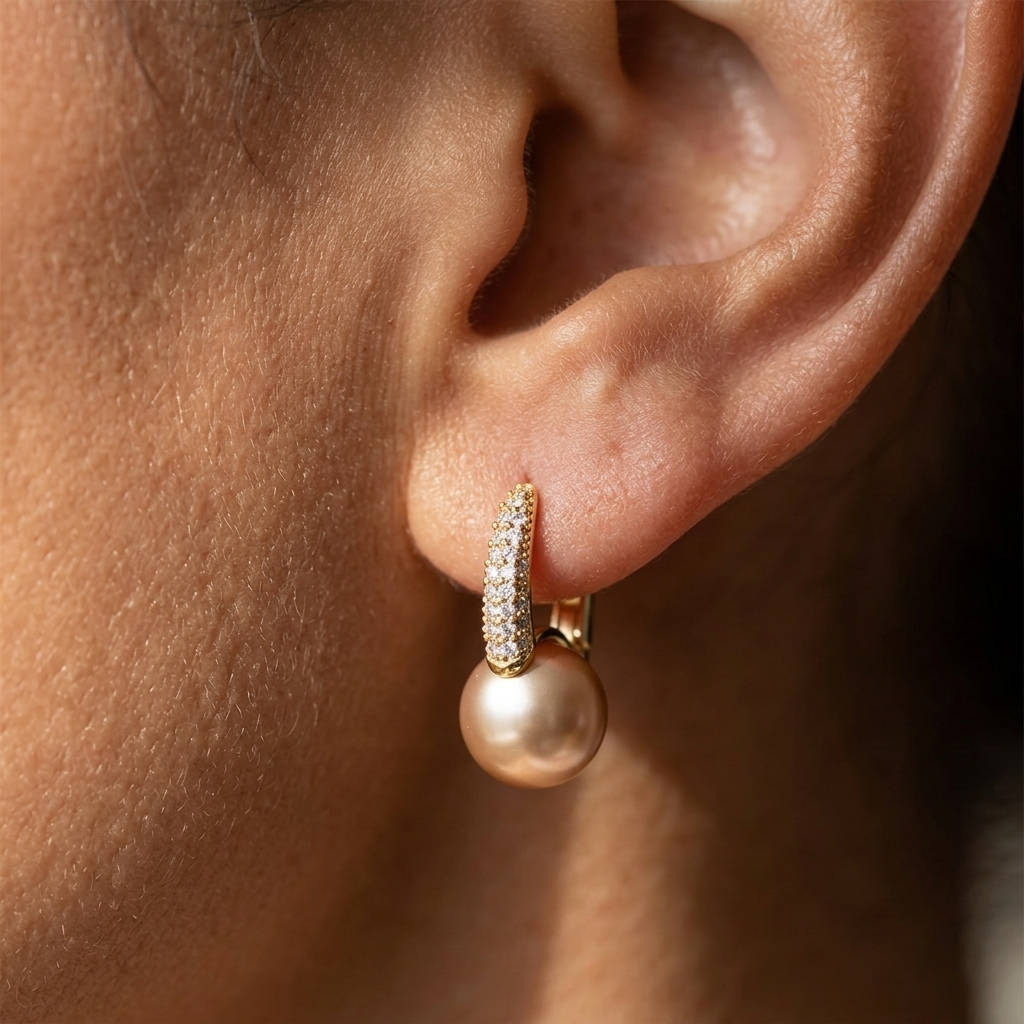 French Vintage Imitation Pearl Drop Earrings