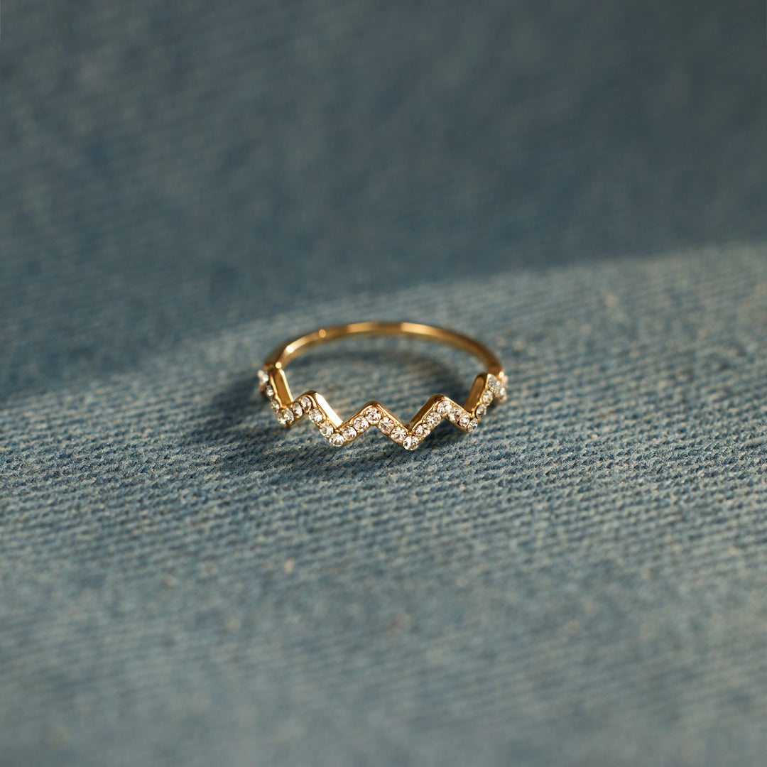 Handcrafted Highs & Lows Ring for Daughter