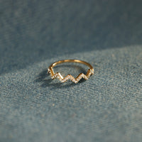 Handcrafted Highs & Lows Ring for Daughter