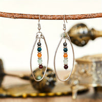 Boho Simple Beaded Teardrop Earrings