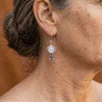 Denise moonstone earrings