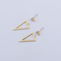 Modern Style Minimalist Triangle Drop Earrings