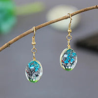 Exotic Nature Earrings in Gold