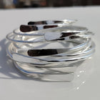 Vintage Bohemian Style Wide Cuff Stackable Bracelet