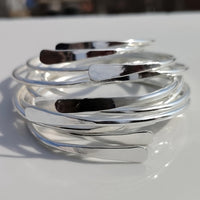 Vintage Bohemian Style Wide Cuff Stackable Bracelet