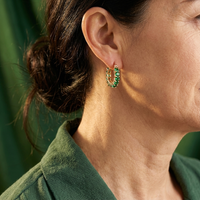 Regal Hoop Earrings