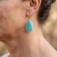 Antique Turquoise Stone Earrings