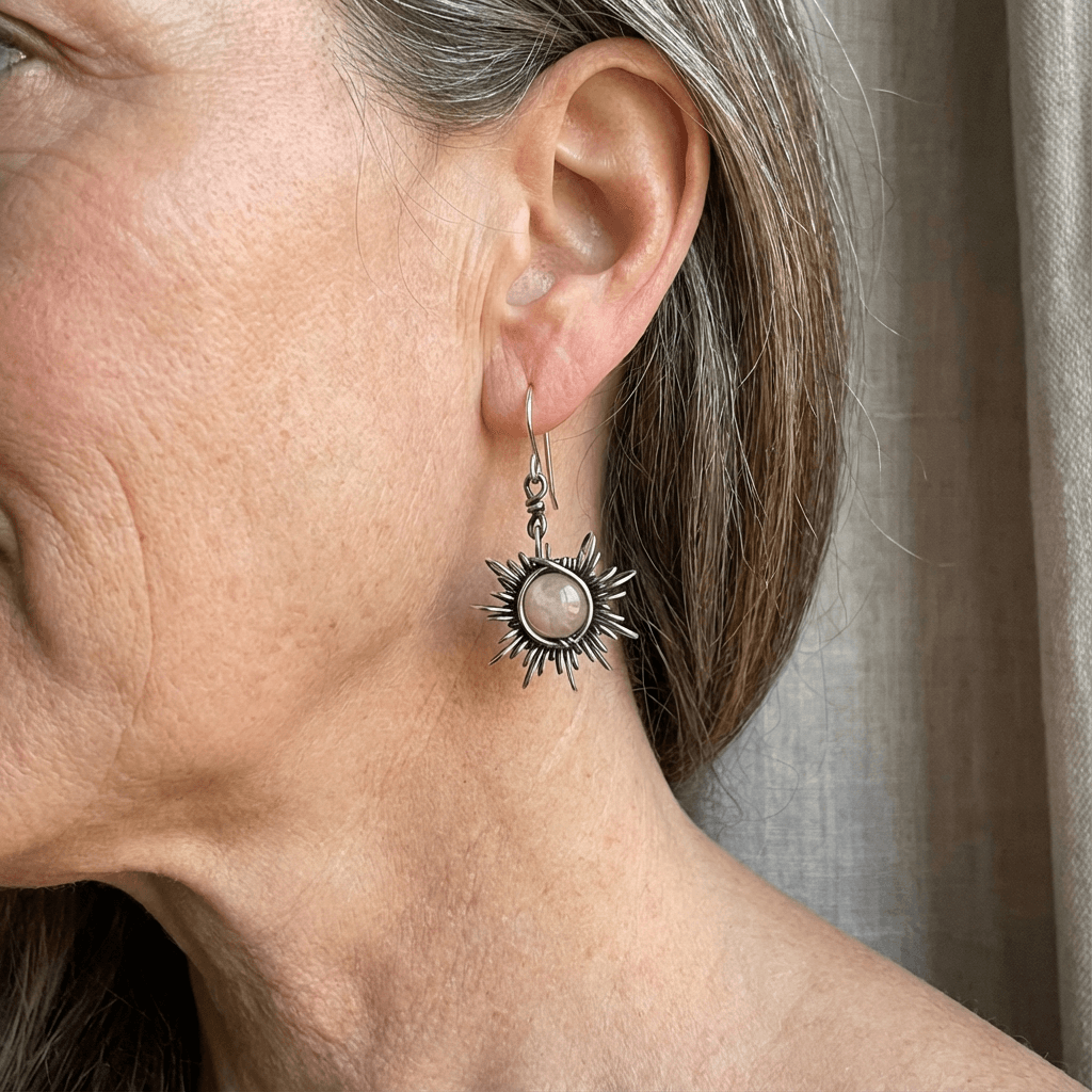 Vintage Sun & Moon Mismatched Earrings