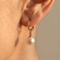 Pearl Earrings With Matching Jewelry Set
