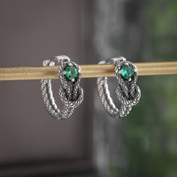 Vintage Style Green Cubic Zircon Earrings