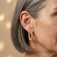 Margaux Artisan Hoop Earrings