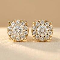 Zirconia Stud Earrings