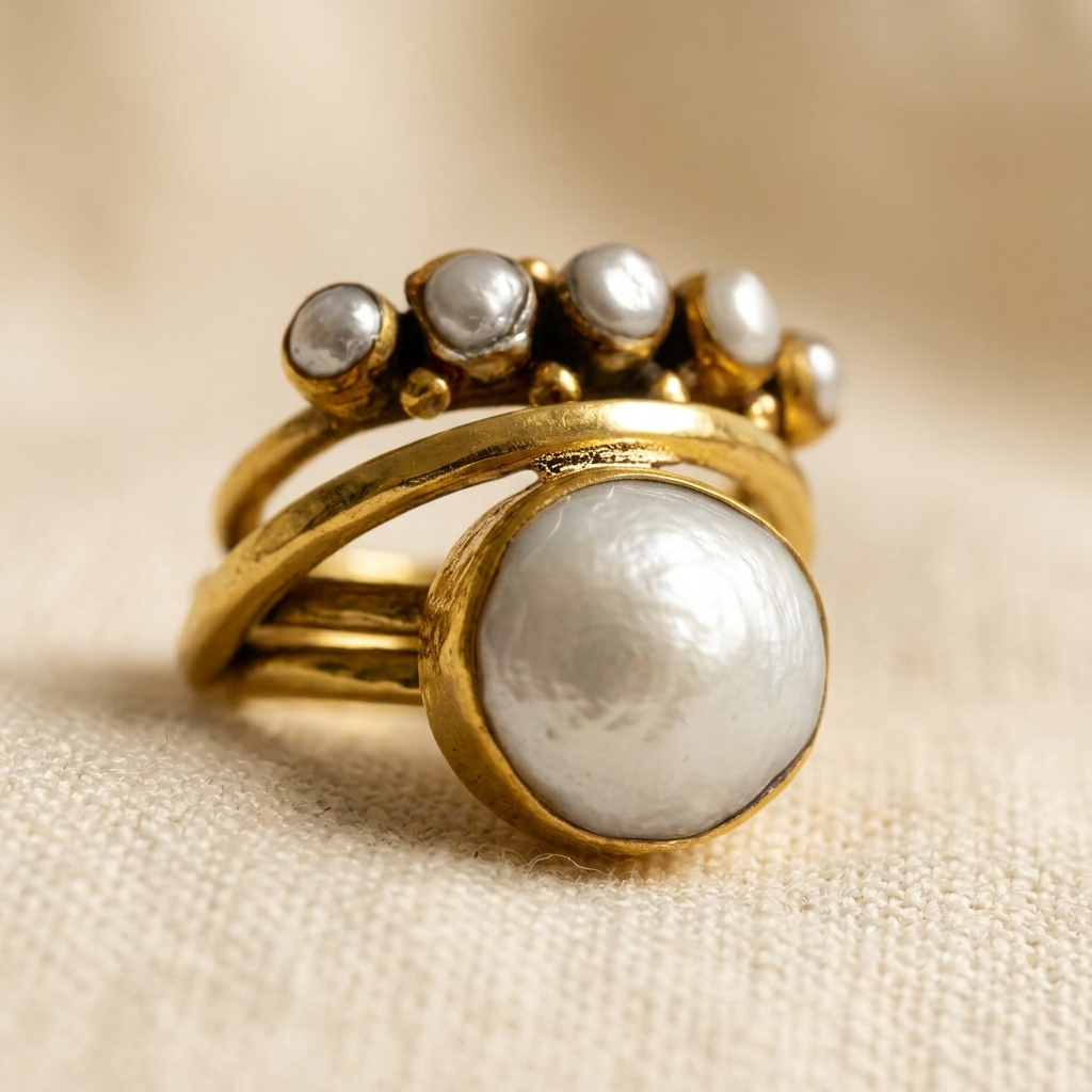 Bohemian Gold Band Ring