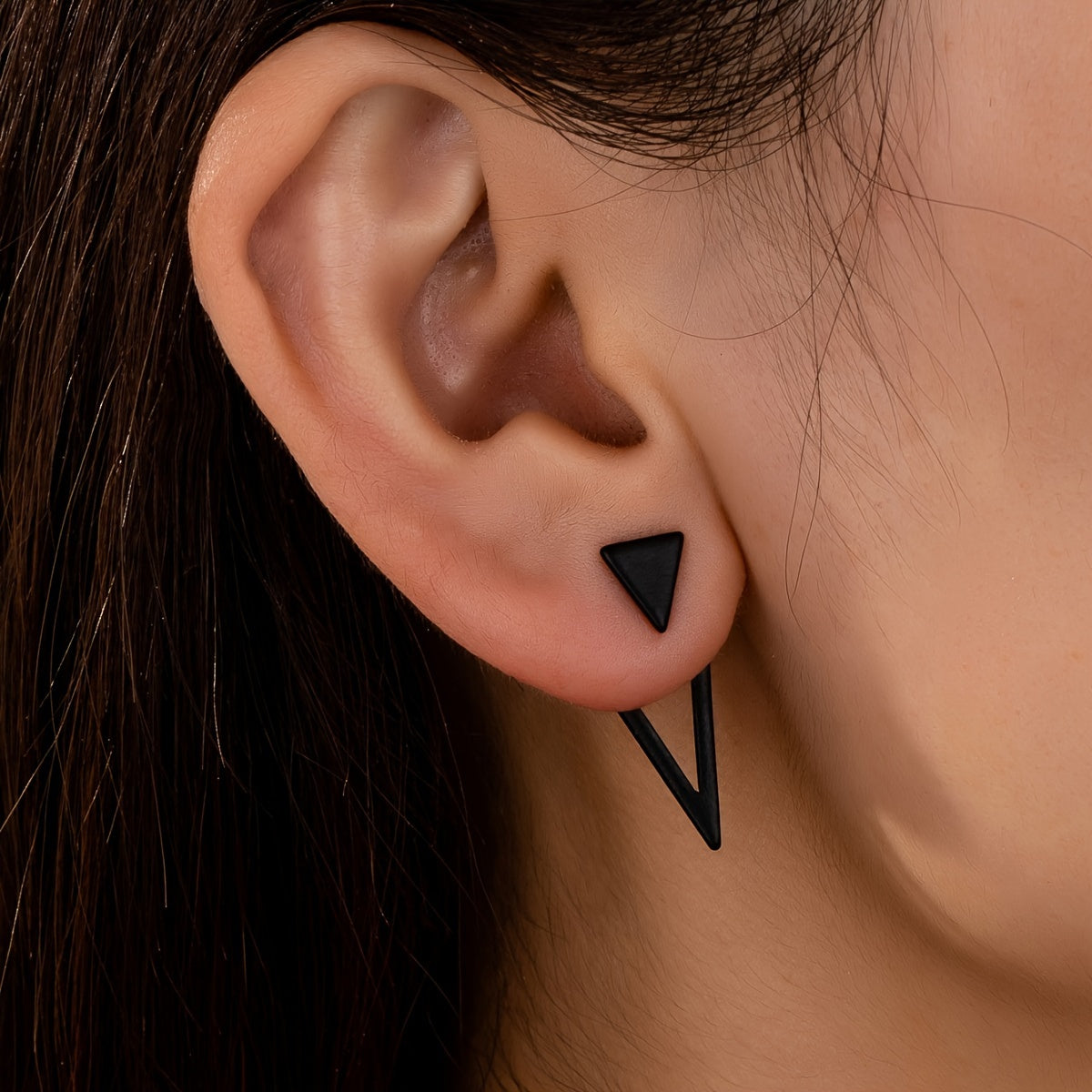 Modern Style Minimalist Triangle Drop Earrings