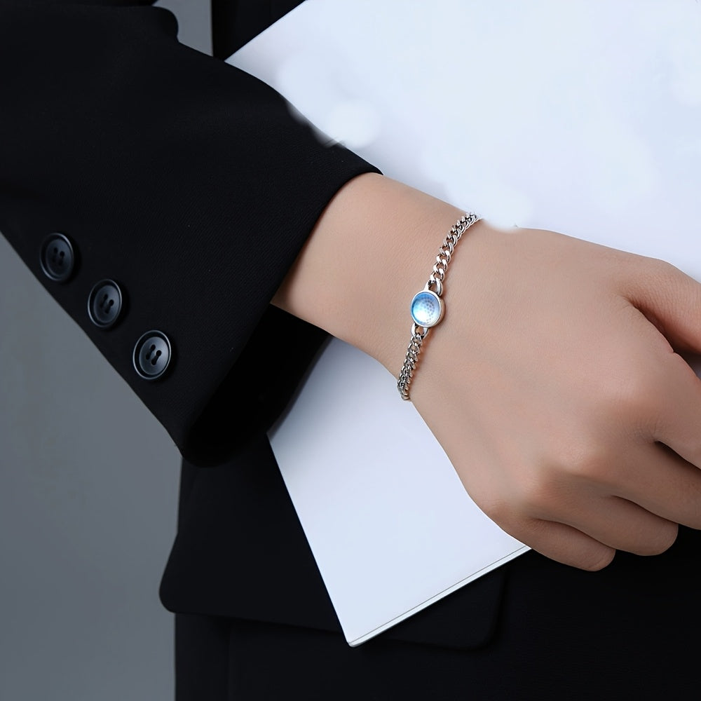 Inner voice moonstone bracelet