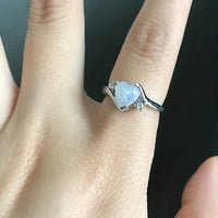 Estelle moonstone ring