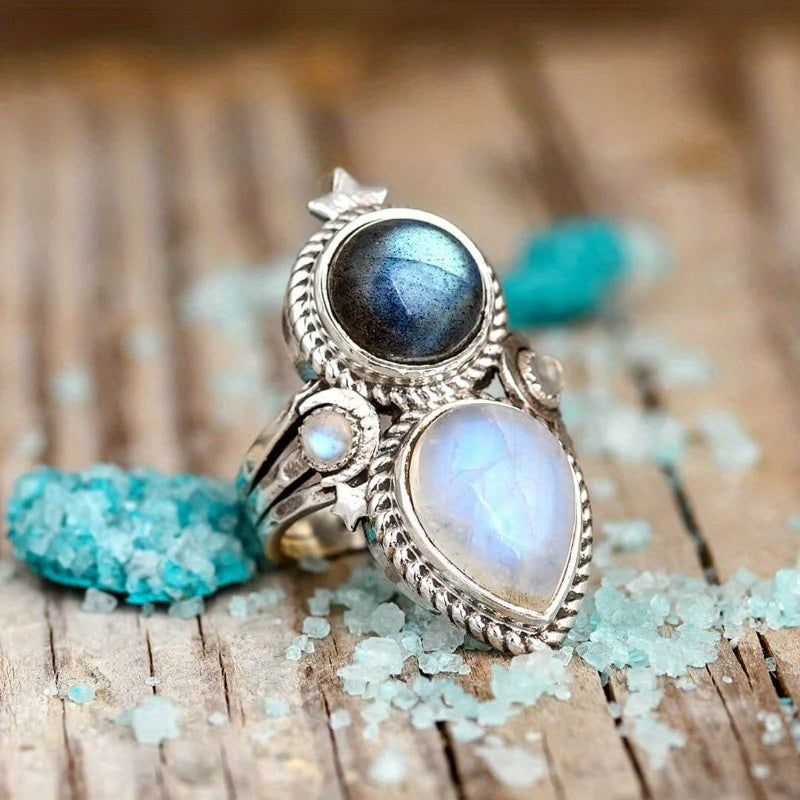 Wilhelmina moonstone ring