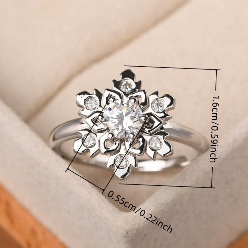 Elegant Minimalist Micro Paved Round Zirconia Ring