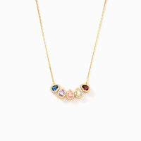 Tears of Joy Teardrop Family Birthstone Necklace